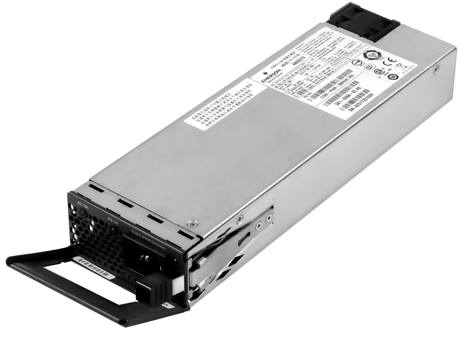 Power Supply CISCO 341-0394-03 A0 350W C3KX-PWR-350WAC V03 AA26270