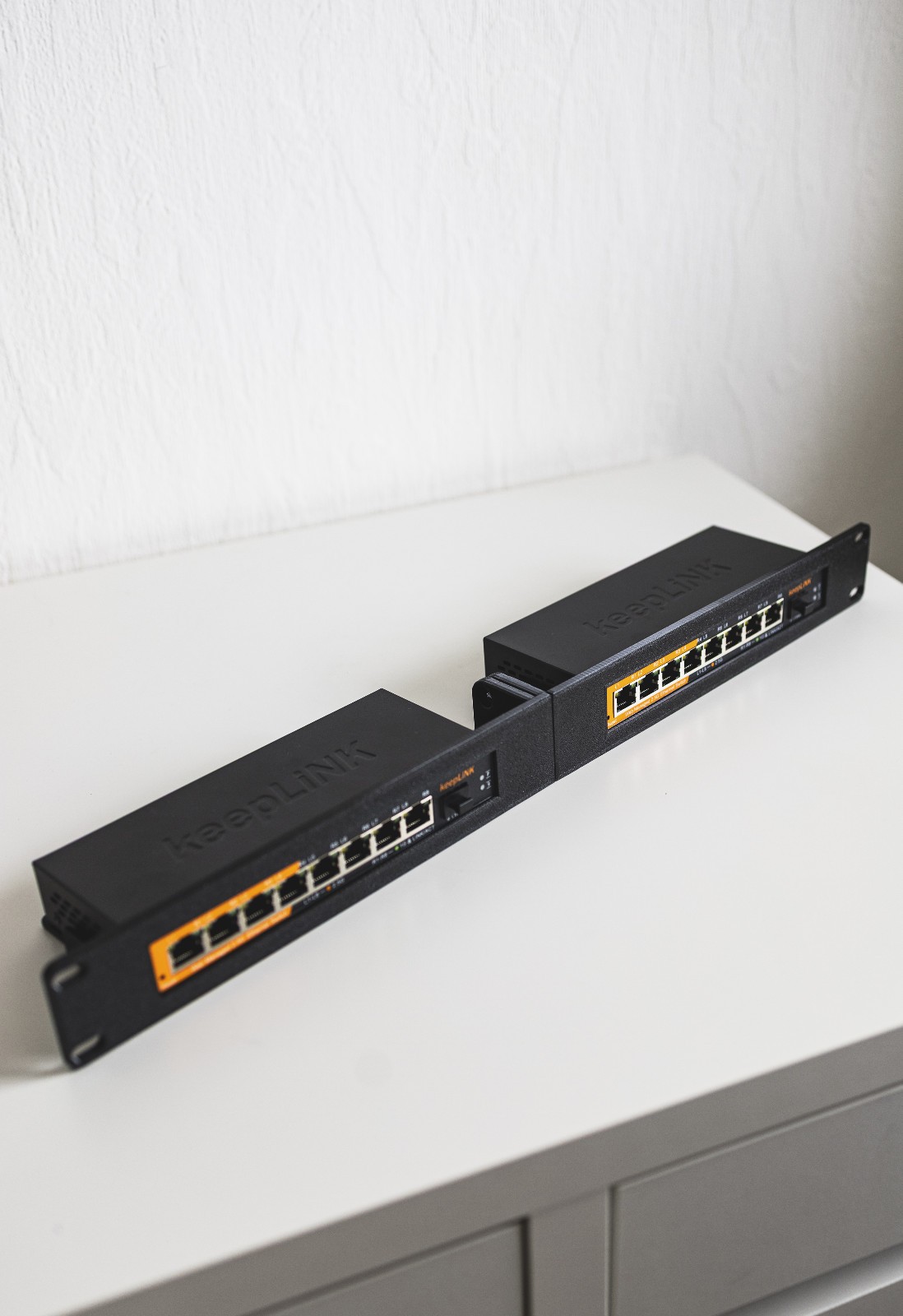 Rackmount 1U for KeepLink 2.5G Switch 8 Port (KP-9000-9XHML-X) - 10" & 19"