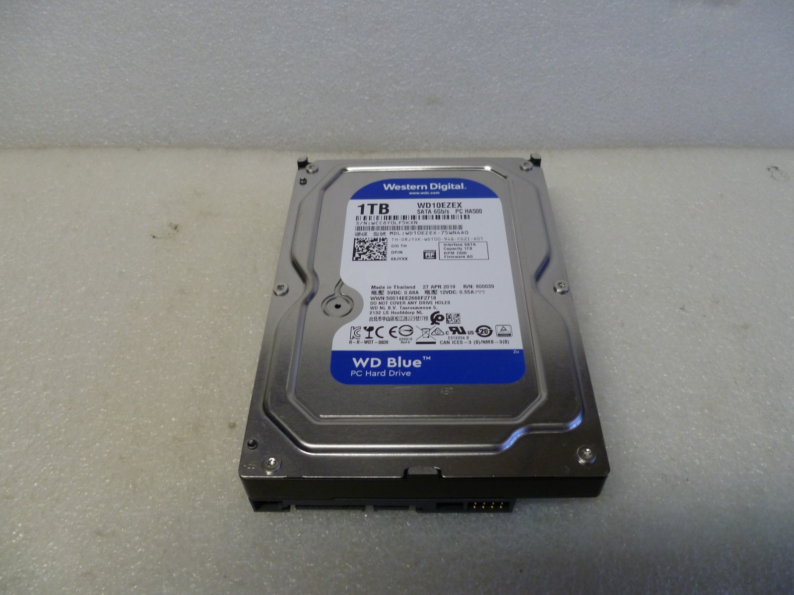 DELL/WESTERN DIGITAL WD10EZEX-75WN4A0 1TB SATA HARD DRIVE DP/N:08JYXK