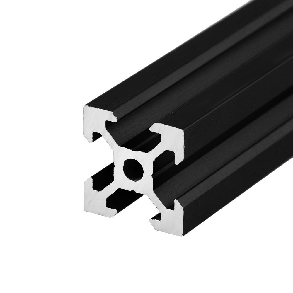 Aluminum Profile Linear Rail Extrusion 2020 100to600mm for CNC 3D Printers 4 Pcs
