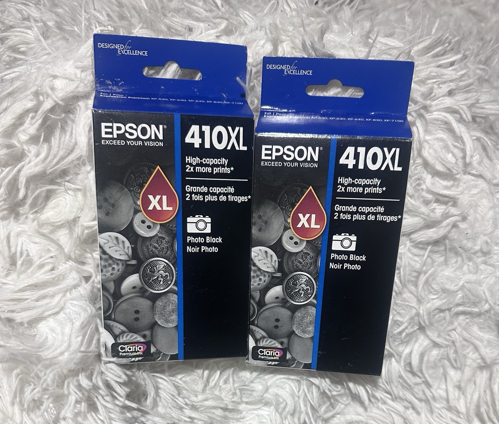 Epson 410XL Black Single Ink Cartridge (T410XL120) Exp 9/2024 New Lot of 2