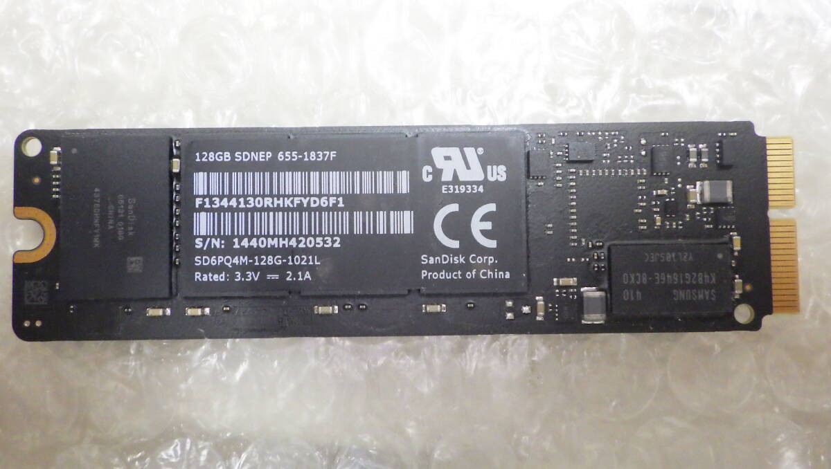New Arrival Apple Original SanDisk SSD SD6PQ4M-128G-1021L 128GB Used - Working