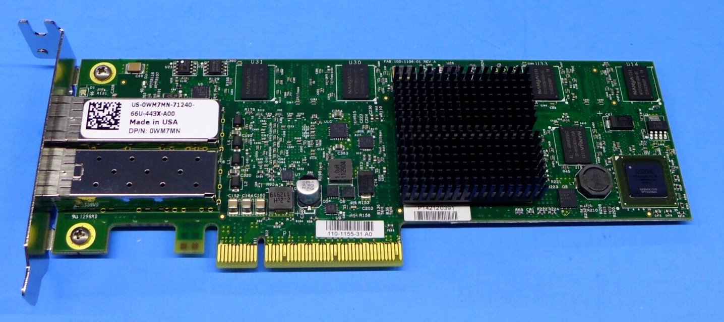 Dell Chelsio S320 2 Ports 10GB PCI-E Fibre Channel Adapter Full Height WM7MN
