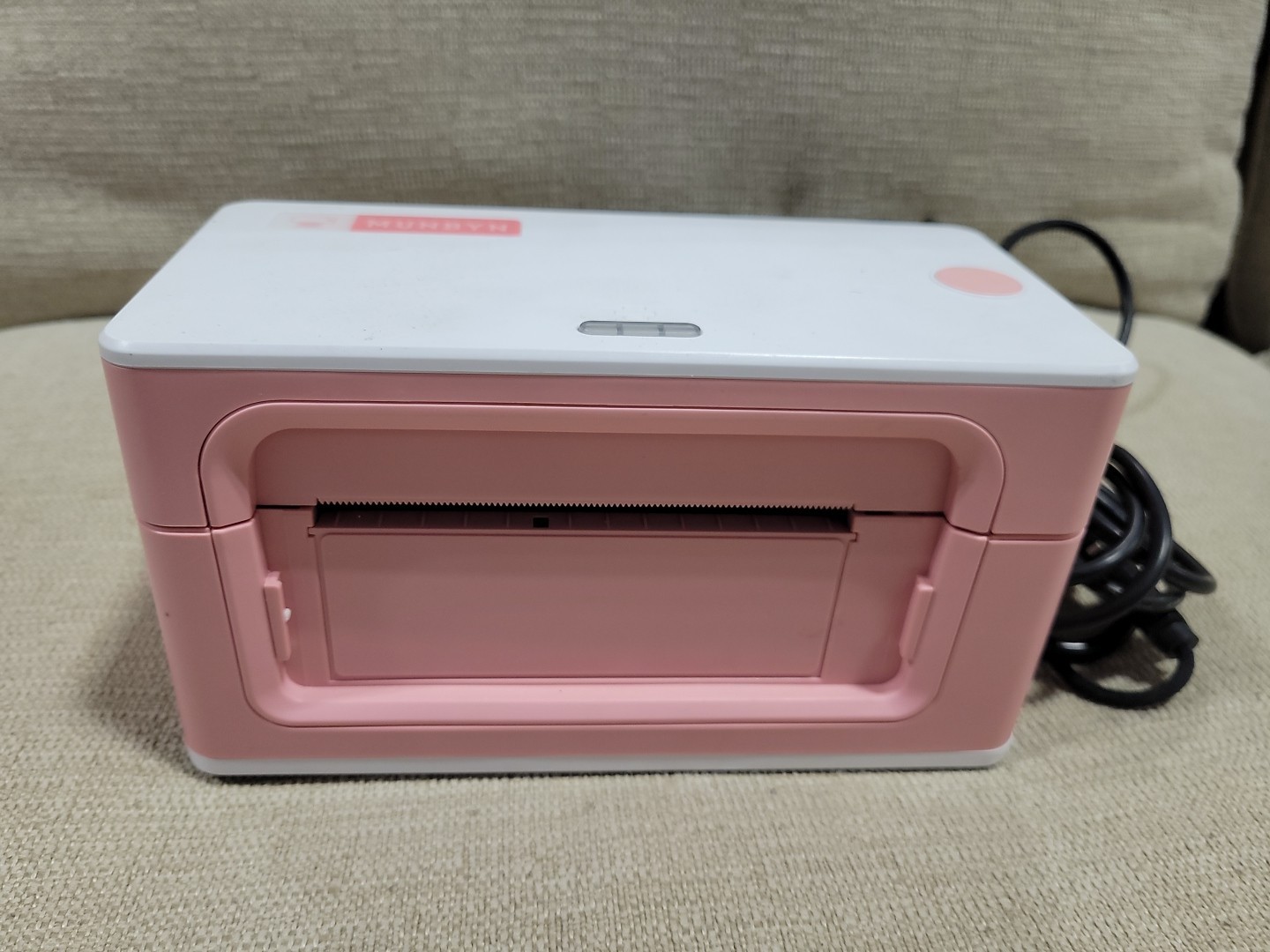 Munbyn ITPP941 Pink Thermal Shipping Label Printer w/Cables 