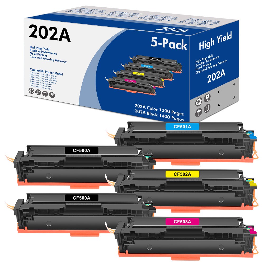 BK CYM CF500A 202A Toner for HP Color LaserJet Pro MFP M280nw M281fdw M281cdw