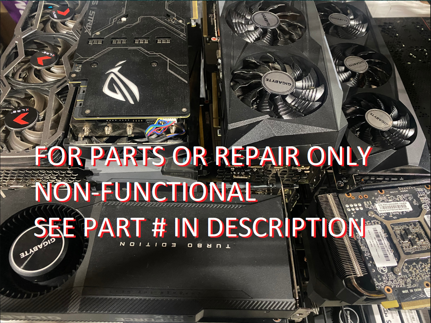 BAD XFX AMD Radeon RX 7900 XT 20GB RX-79TMERCUR SPEEDSTER MERC 310 GDDR5(As-is)