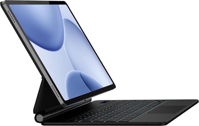 Samsung Galaxy Tab 12.4” Magic Keyboard Case, 11-Color Backlight + Trackpad