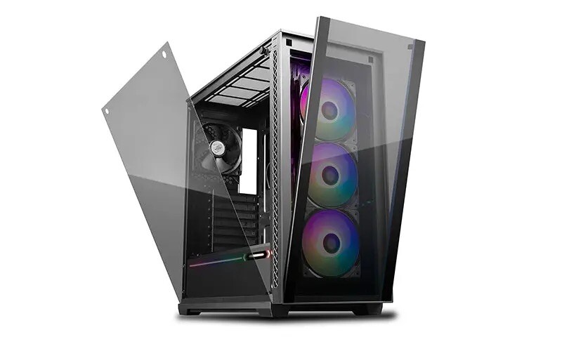 DeepCool MATREXX 70 ADD-RGB 3F Full Sized Tempered Glass ARGB Case, 3 Preinstall