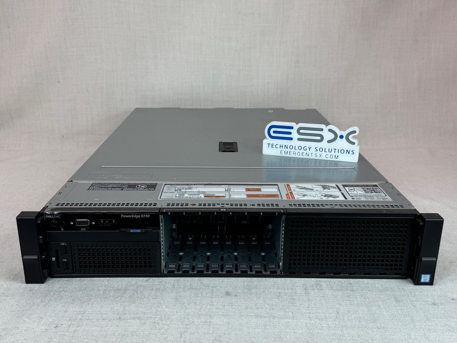 Dell PowerEdge R730 8x 2.5” Server– 2x 14C E5-2680v4 2.4GHz, 32GB RAM, PERC H730