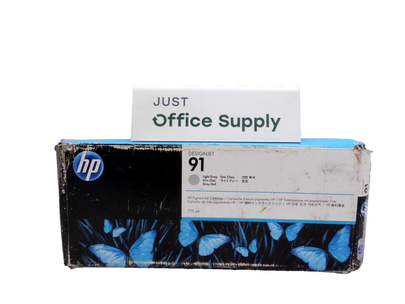 Genuine HP 91 Light Gray C9466A  775ml Pigment Ink Cartridge 