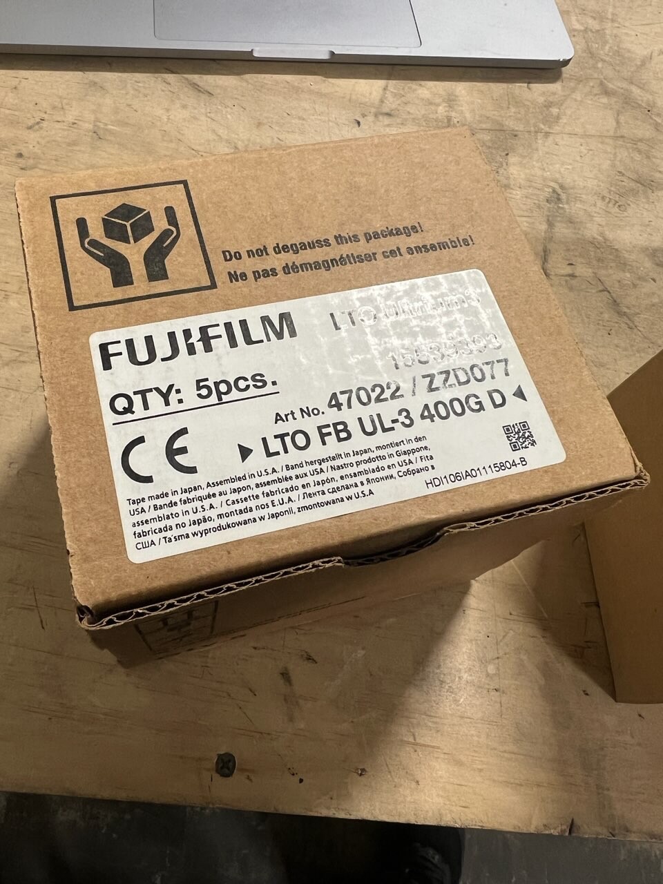 FUJI FILM LTO-3 (5 PACK) #15539393 800GB DATA STORAGE TAPE - Brand NEW