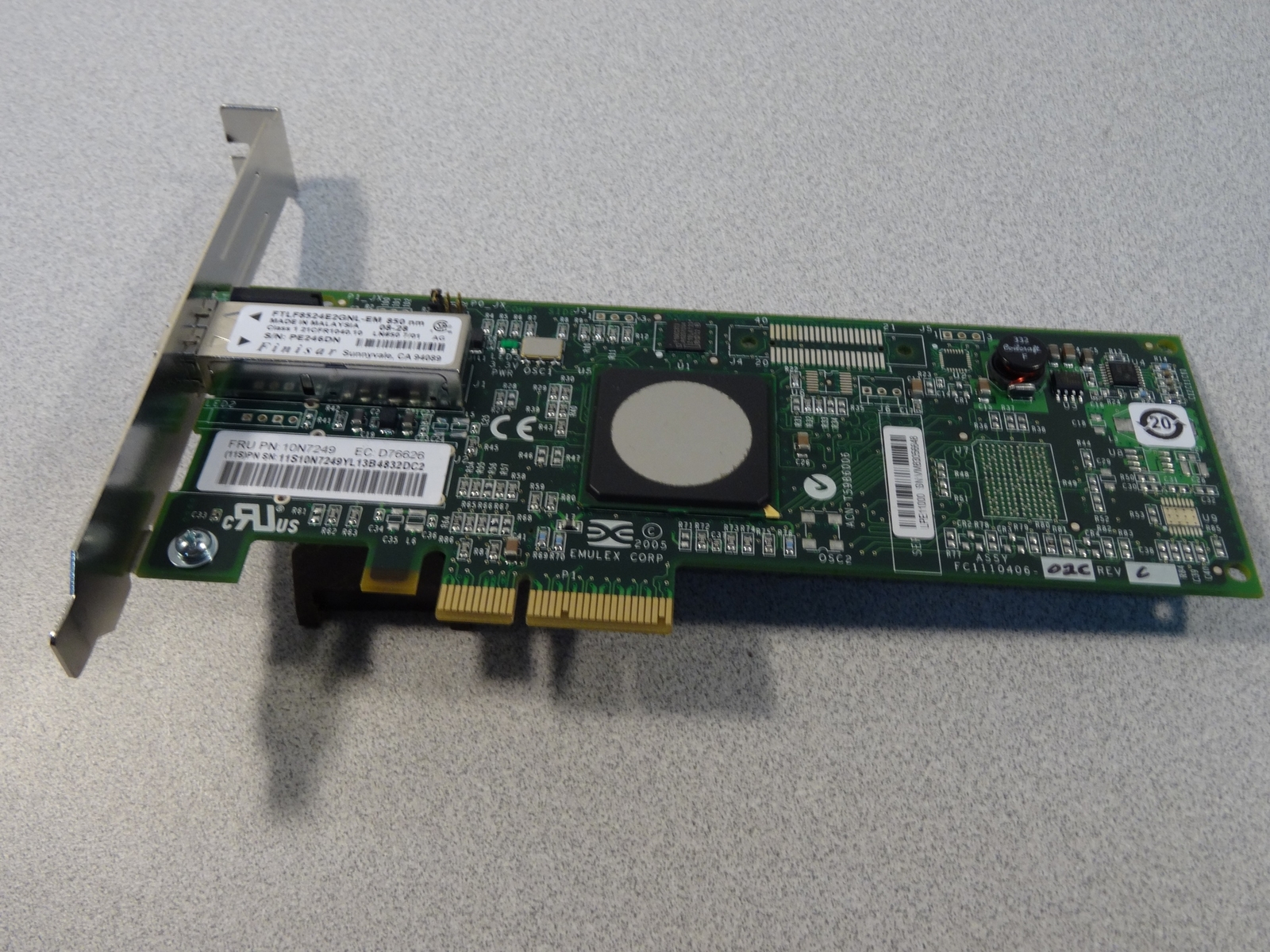 IBM 10N7249 4GB PCI SINGLE PORT FIBER HBA