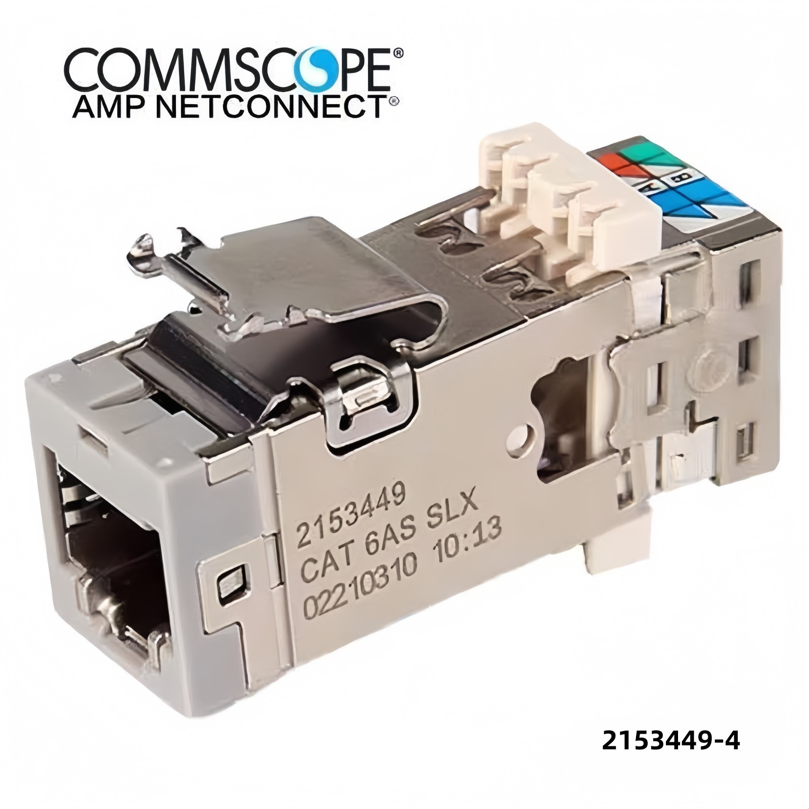 COMMSCOPE AMC-3602A 2153449-4 CAT 6A AMP-TWIST Modular Jack Shielded （5pcs）