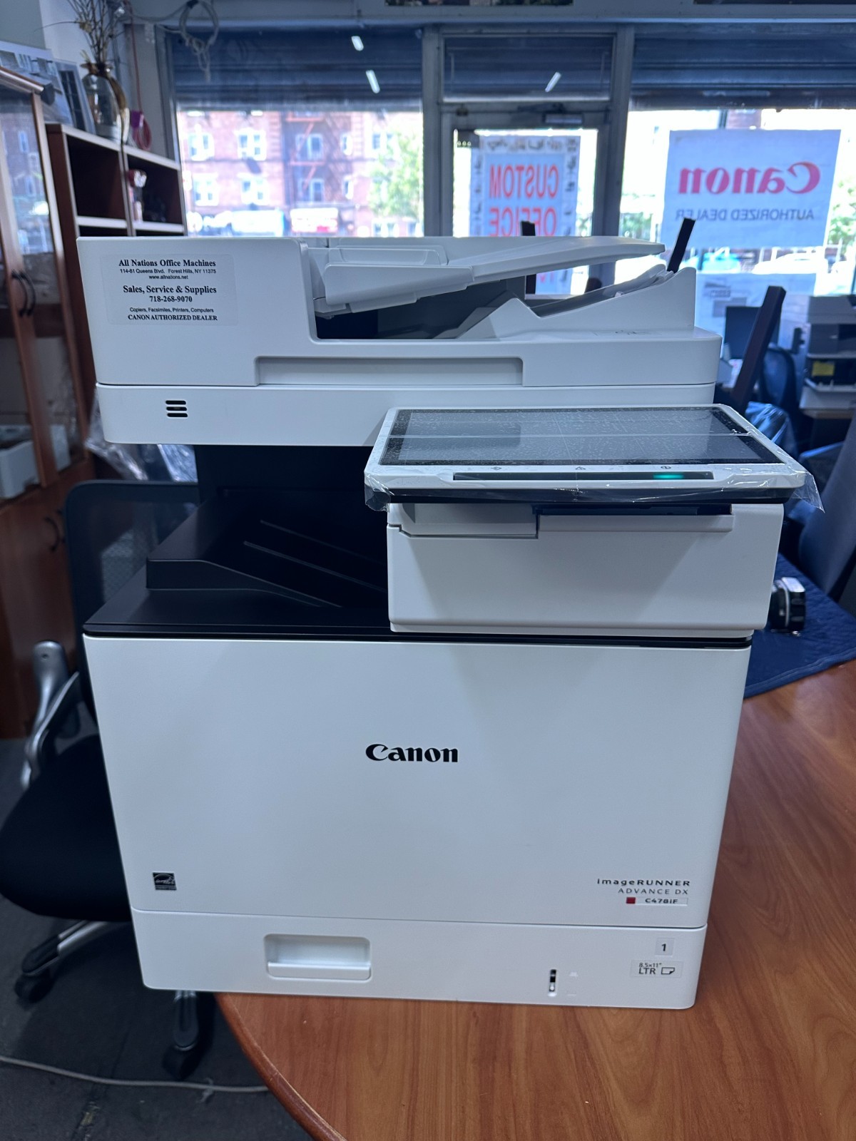Canon imageRUNNER ADVANCE DX C478iF - Color/Laser MFP Printer Copier/Low meter