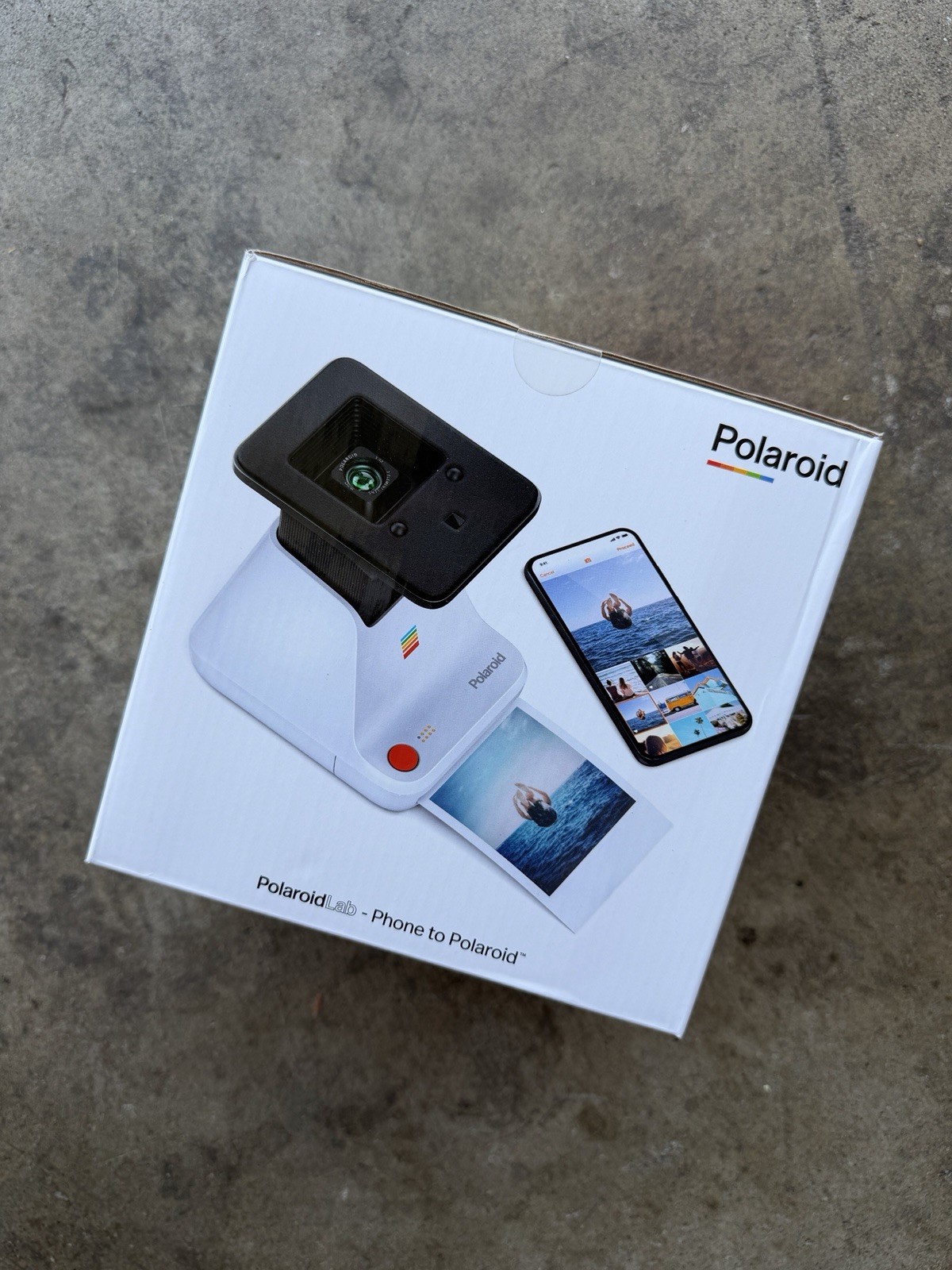 Polaroid Lab Instant Film Photo Printer, White Black - Sealed Brand New