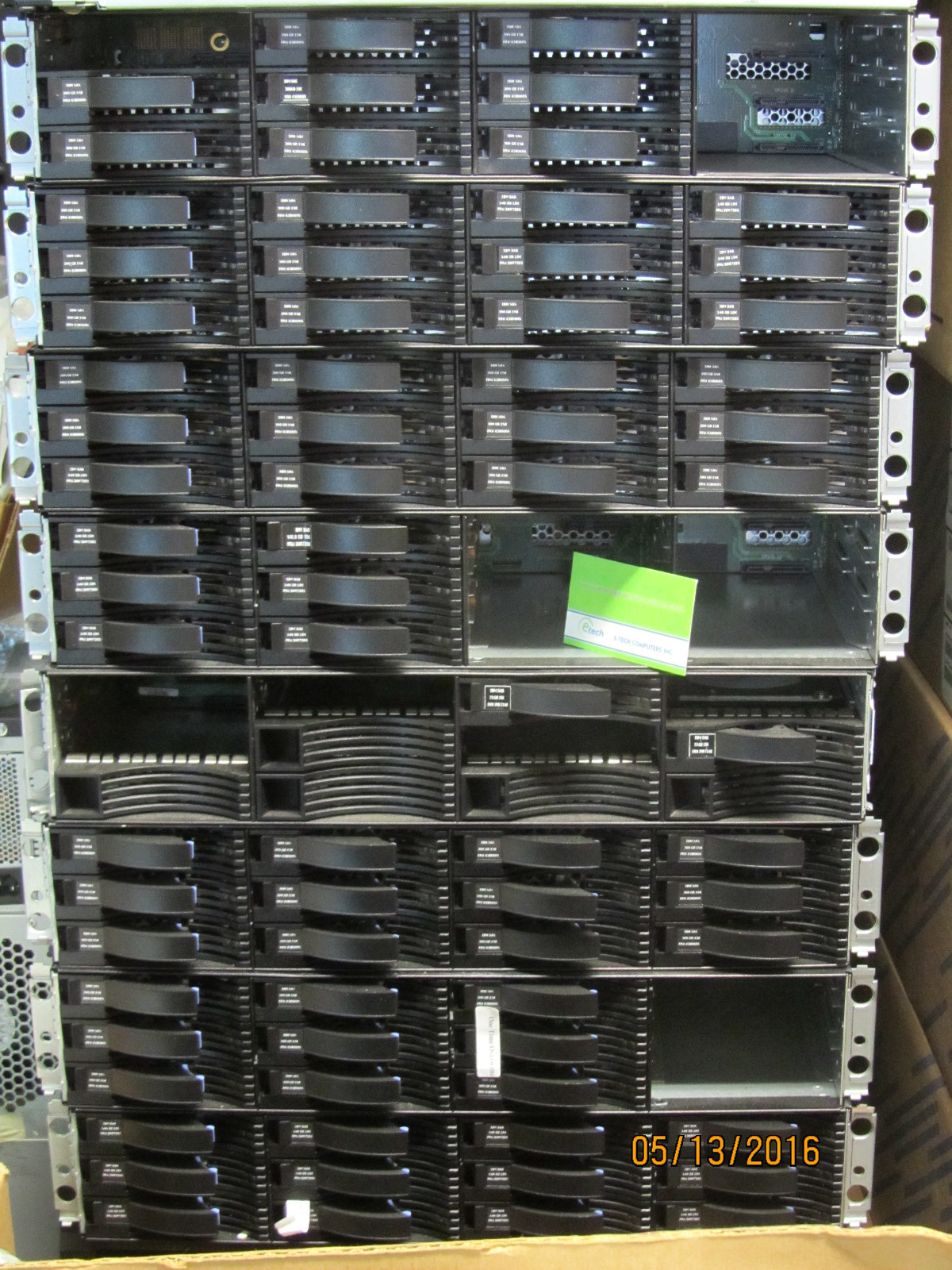172642X/ 1726HC4 + 12x 49Y1940 - 2TB SATA HD - IBM DS3400 4Gb FC SAN 24TB RAW