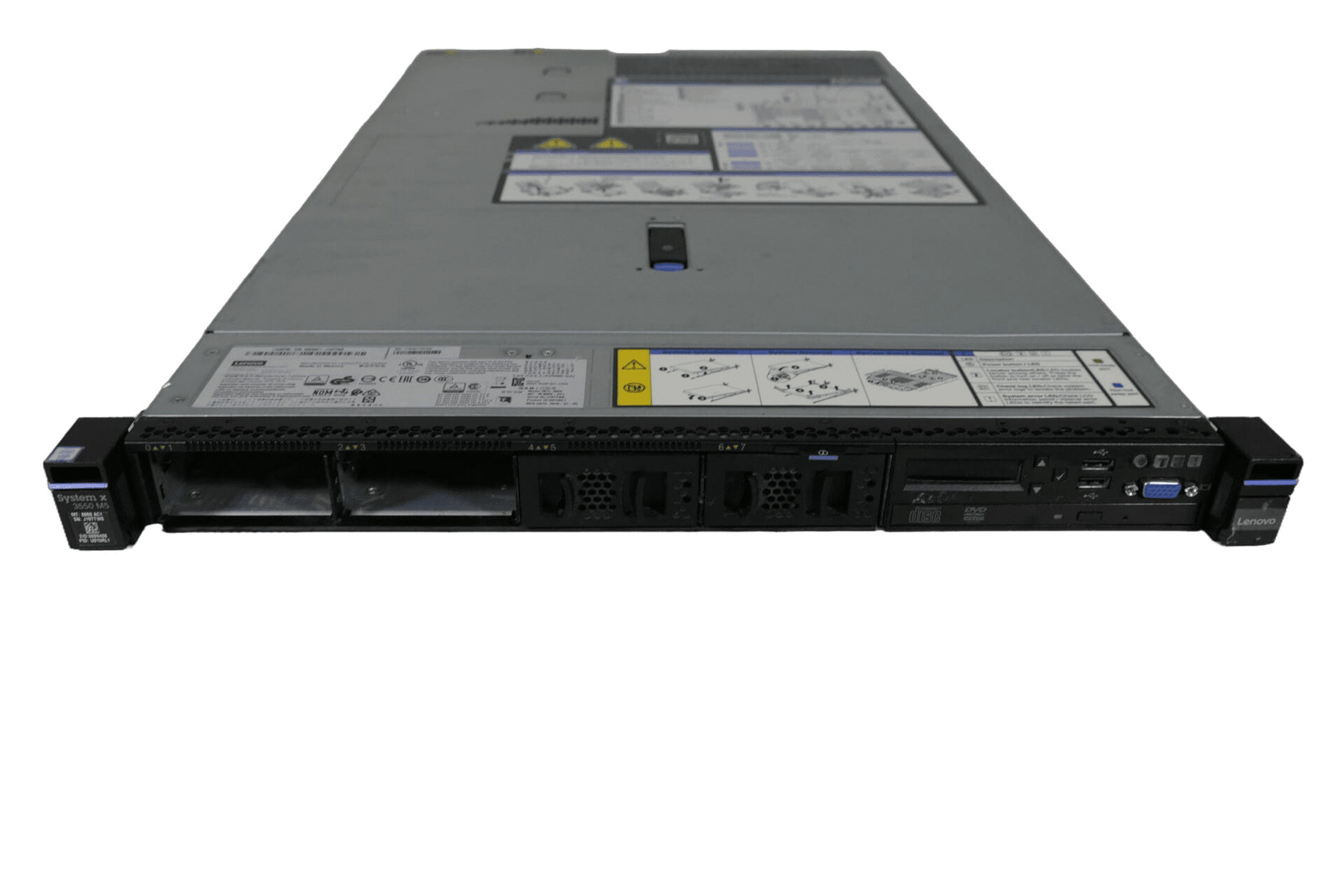Lenovo x3550 M5 4SFF 1U Server 2x E5-2690 v4 2.6Ghz 128gb M5120 Raid 2x 550w