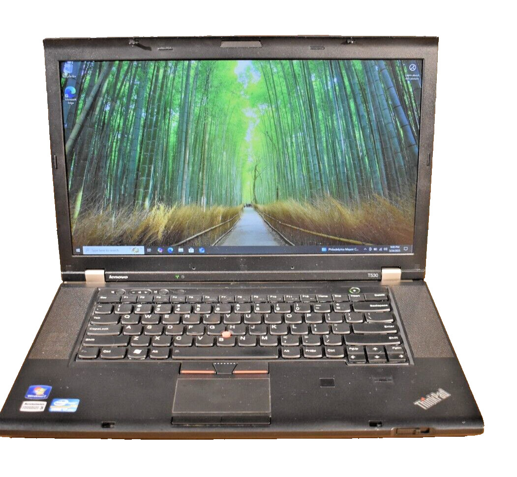 Lenovo ThinkPad T530 Core i7-3520M 2.9GHz 16GB 256GB SSD NVidia 5400 Windows 10