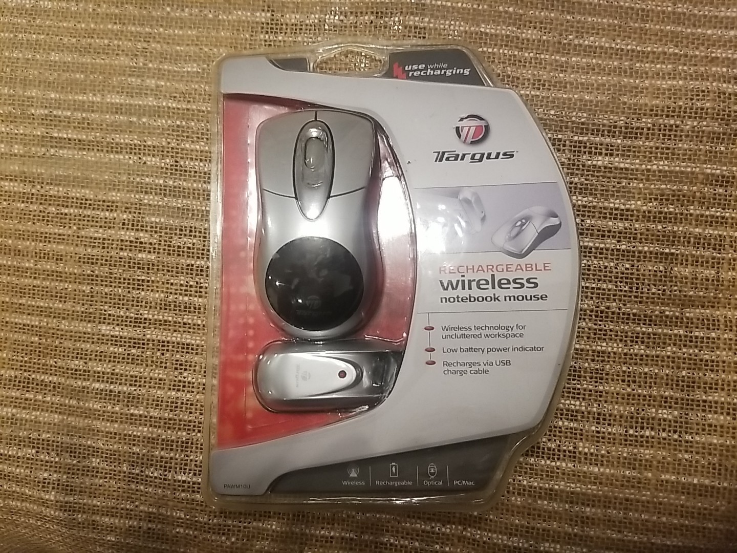 TARGUS OPTICAL RETRACTABLE NOTEBOOK MOUSE