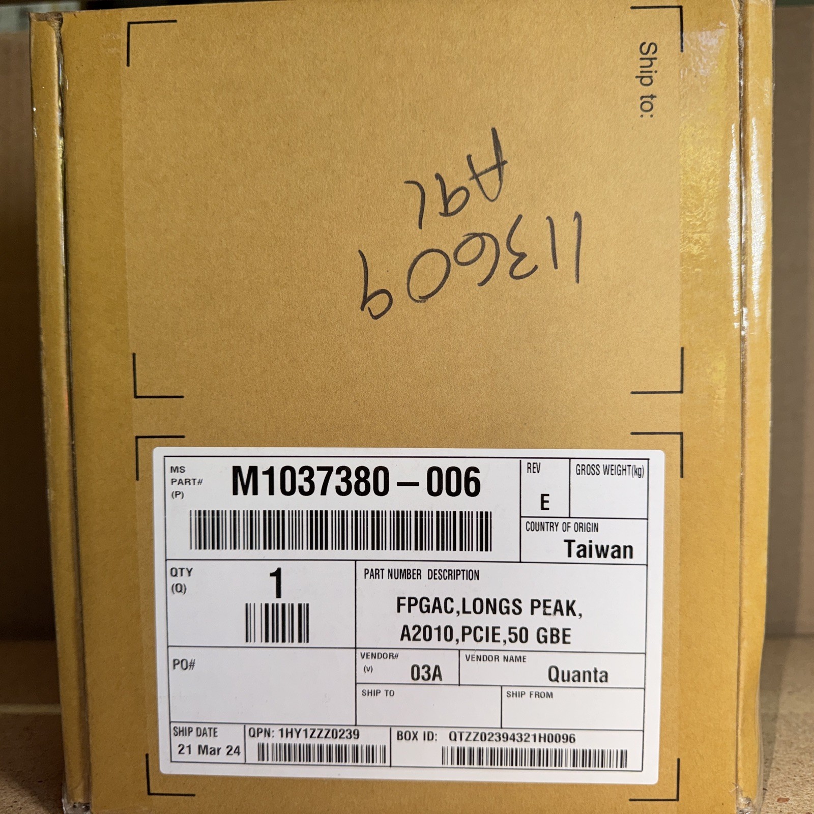 BRAND NEW, Microsoft M1037380-006 REV  E, Accelerator Card**FAST **
