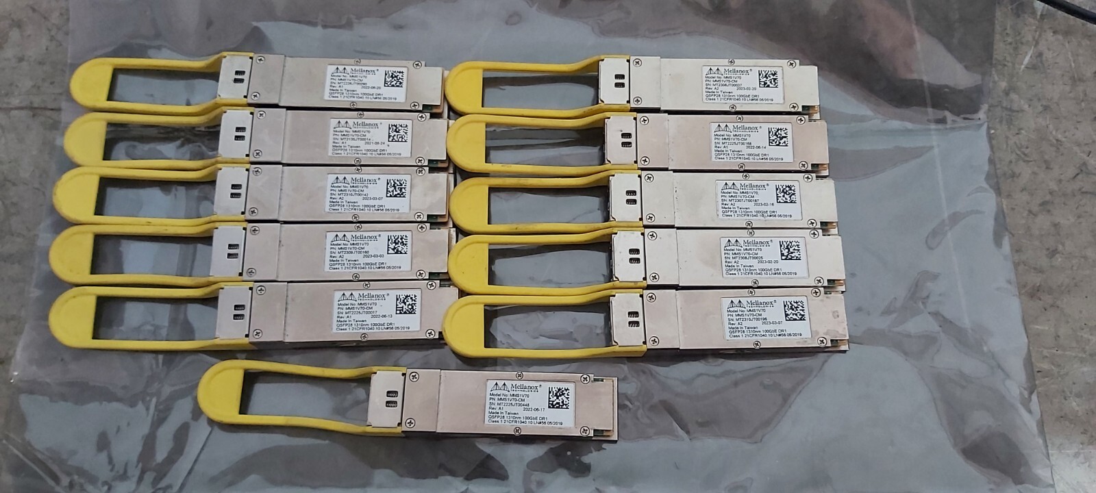 2023 Lot of 11 Mellanox MMS1V70-CM Adapter QSFP28 MMS1V70 Make Offers UPS