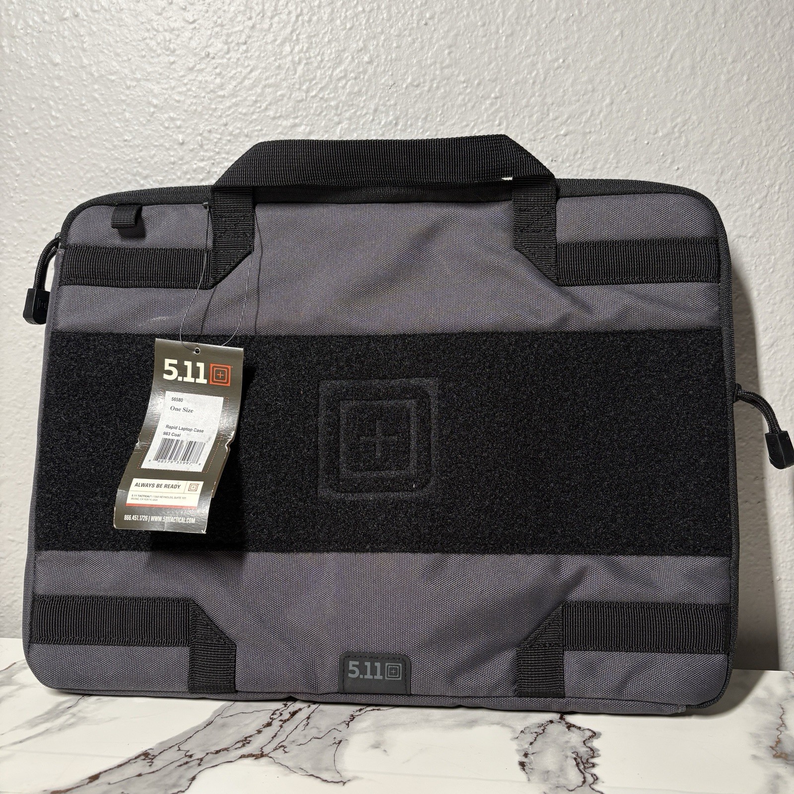 5.11 Tactical Rapid Laptop Case 15” Coal 56580-983 NWT MOLLE Black Gray New