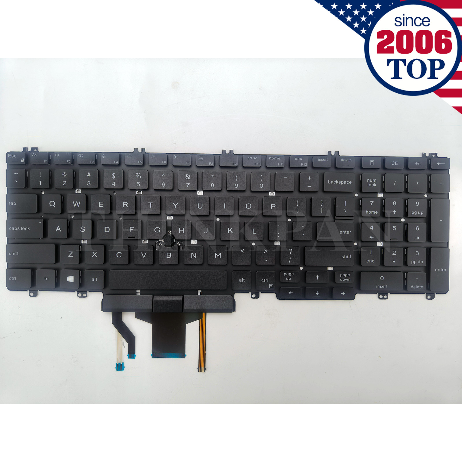 Genuine Backlit US Keyboard for Dell Latitude 5500 5501 5510 5511 Pointer 0MMH7V