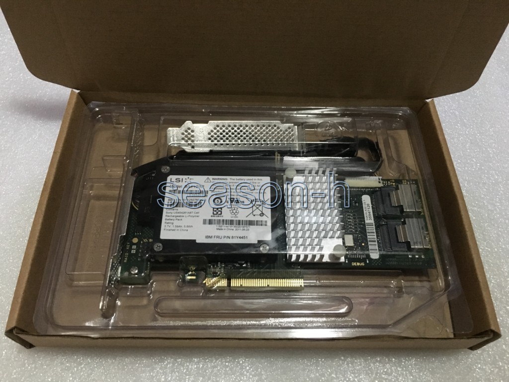 Fujitsu D2616 LSI 2108 SATA / SAS Raid 6G 512M cache Controller+LSI BBU08=9260