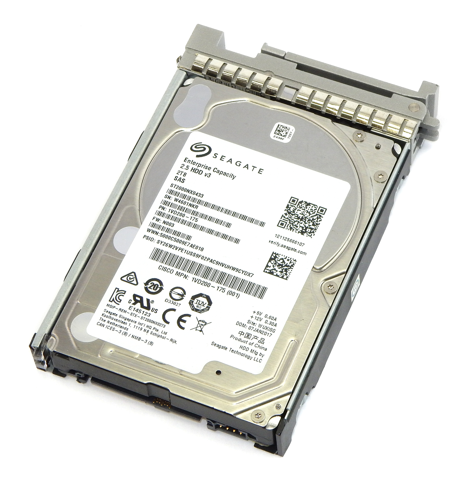 UCS-HD12TB10K12G ST1200MM0088 58-100180-01 CISCO 1.2TB 10K 12G 2.5" SAS