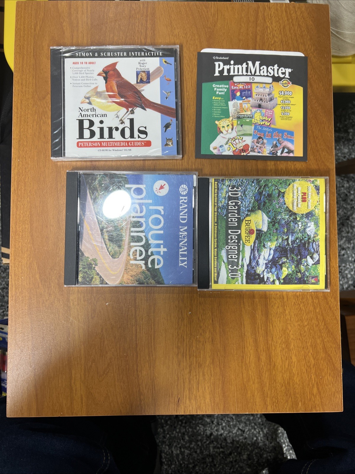 Lot Of 4 CD-ROMs Including Peterson’s North American Birds(Brand New)