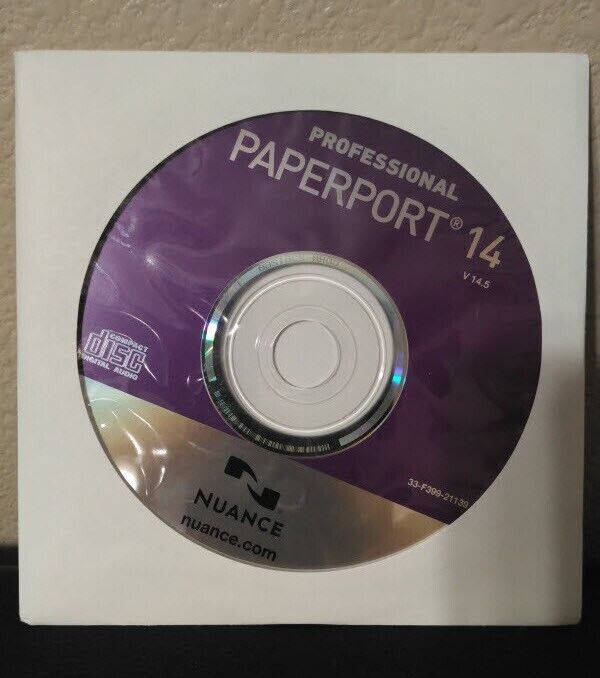 PAPERPORT PROFESSIONAL 14 OCR Software..