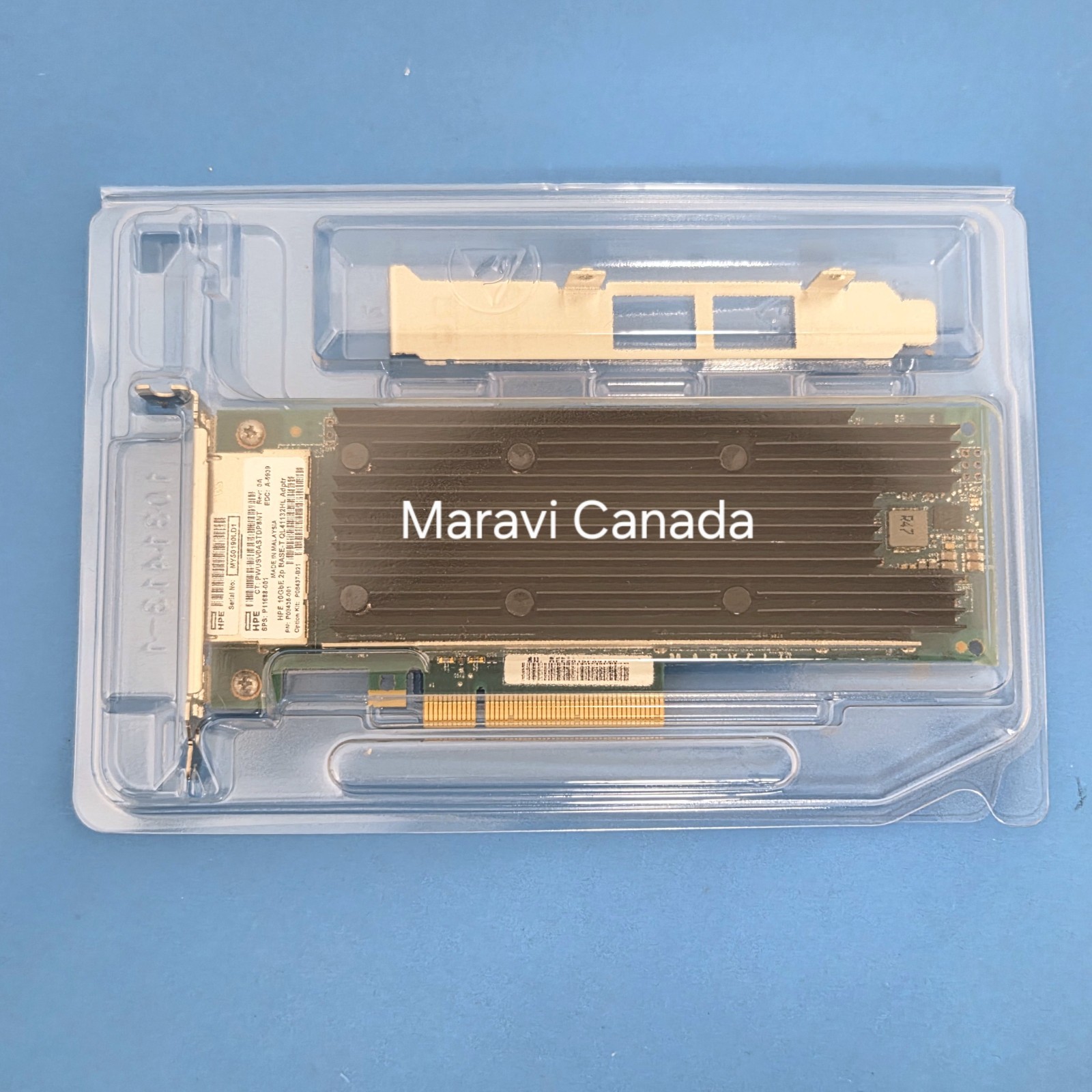 HPE HP Dual 2-Port 10GB Ethernet RJ-45 PCIe Adapter QL41132HLRJ P11688-001