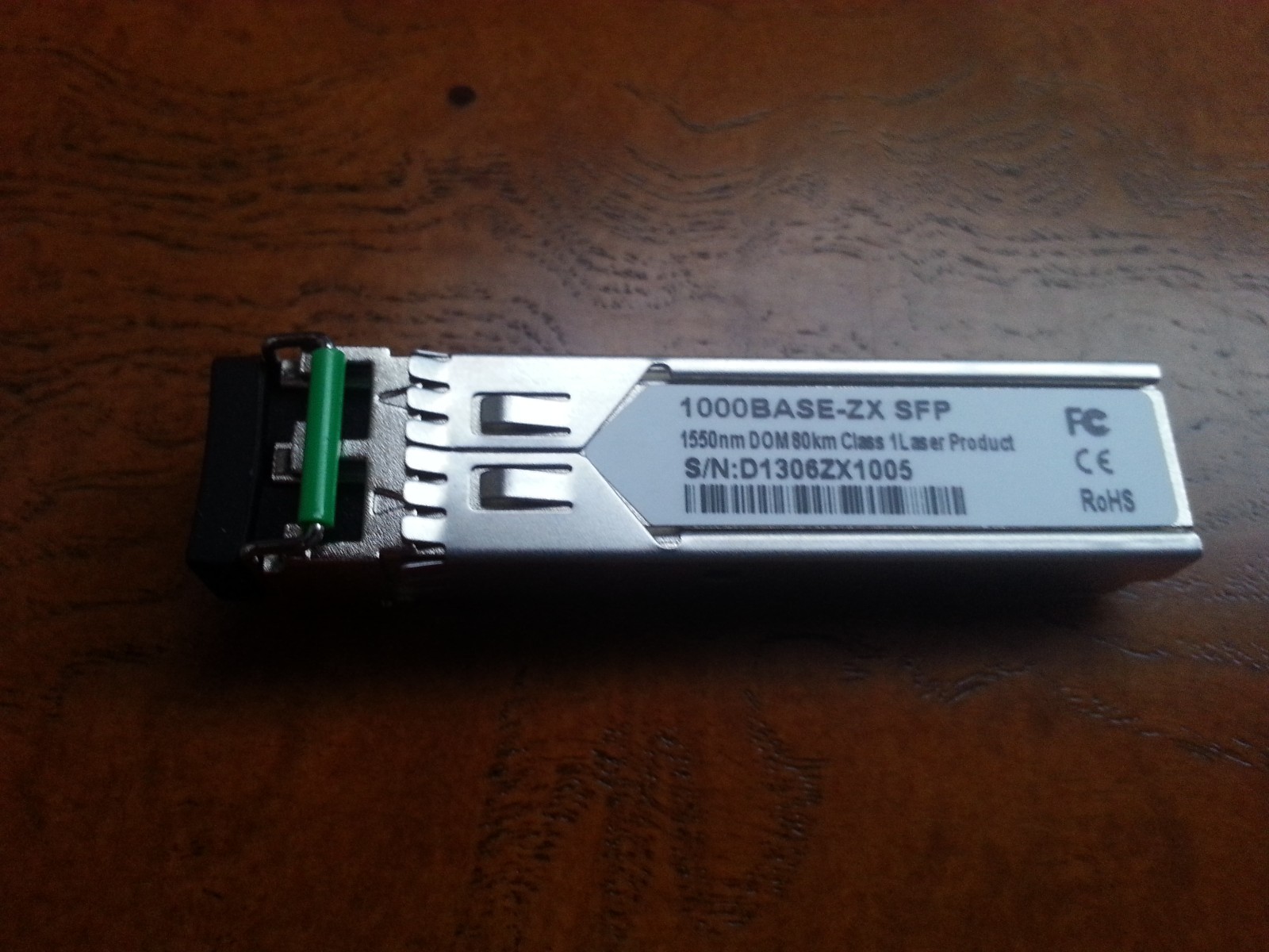New 3HE00029AA Alcatel-Lucent Compatible 1000BASE-ZX SFP W/DOM Ships FAST
