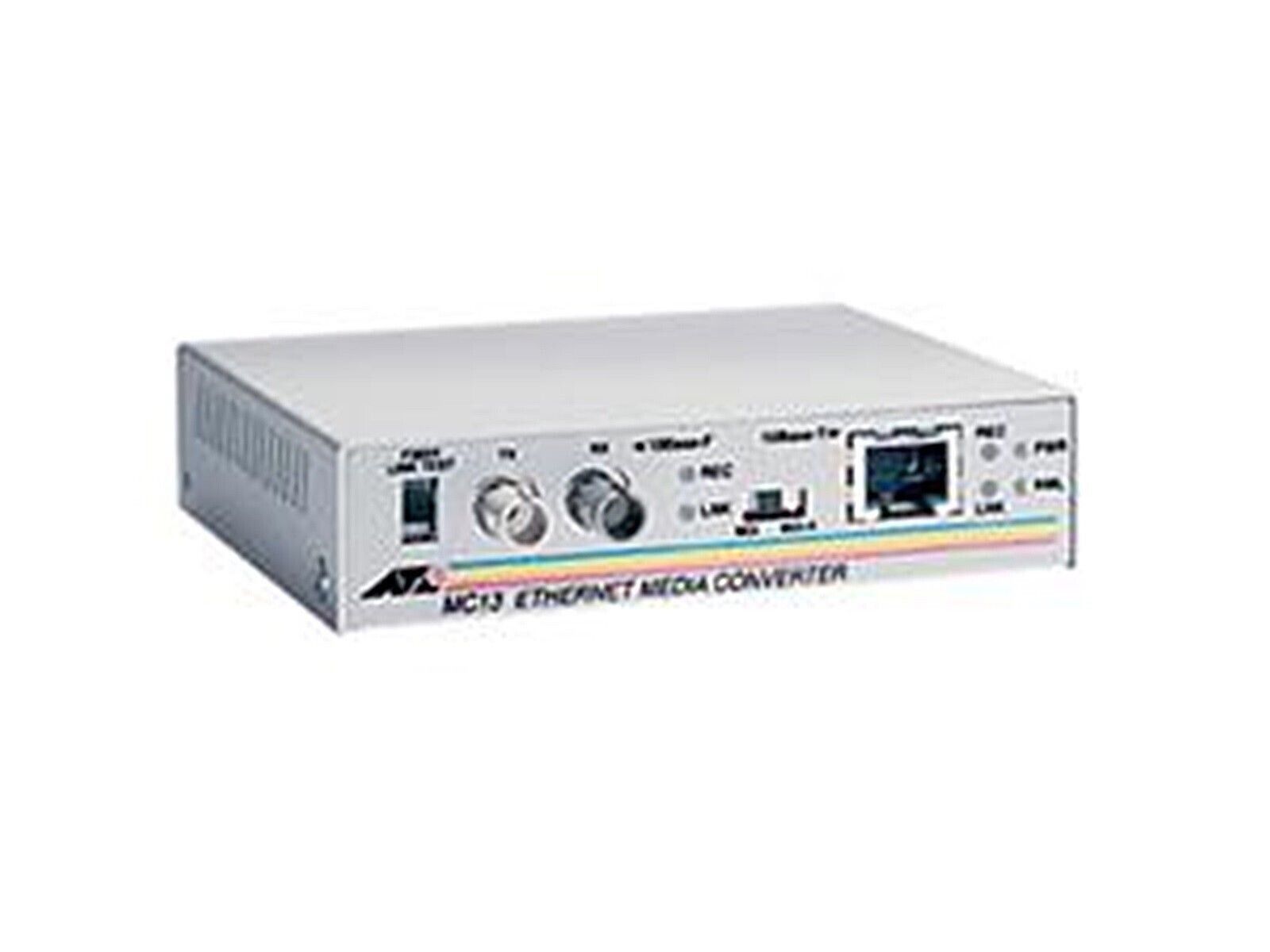 ALLIED TELESYN - MC13 Ethernet Media Converter Model AT-MT13 Used with Power