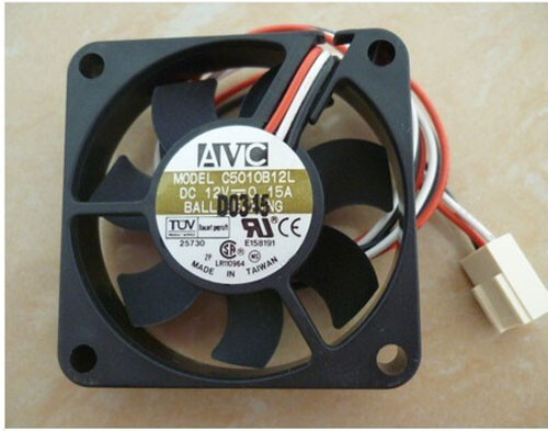 AVC C5010B12L 5010 12V 0.15A 5cm CPU chassis cooling fan