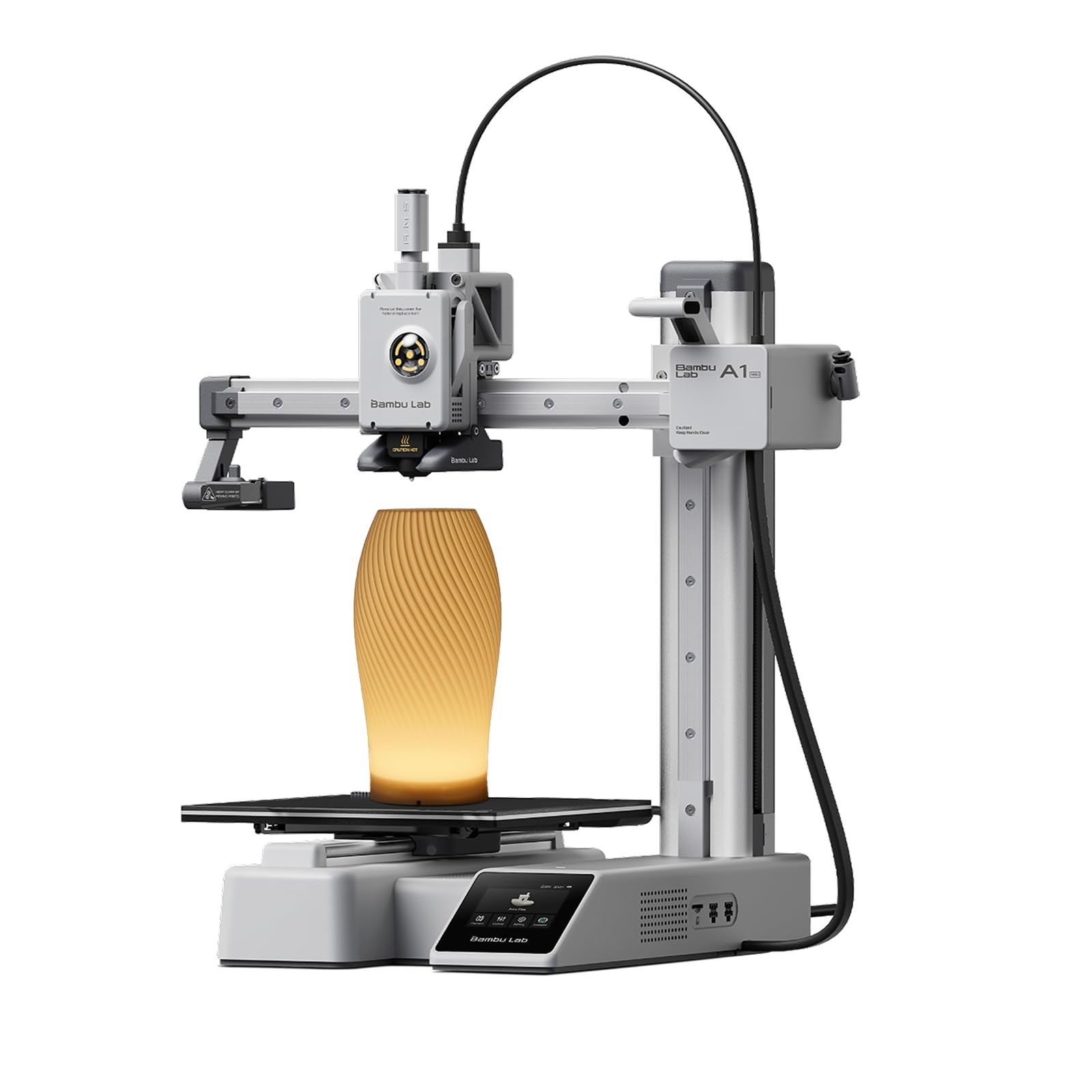  Lab A1 mini 3D Printer + LED Lamp Kit, Ready-to-Use for Beginners Beginner-Frie