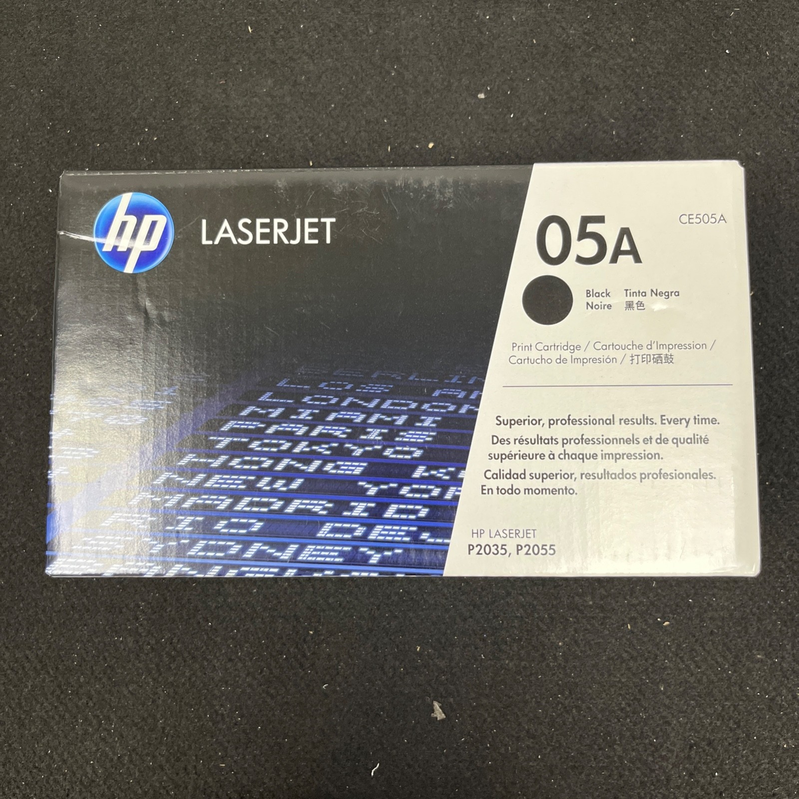 Genuine HP 05A CE505A Black LaserJet Toner Cartridge for P2035, P2055