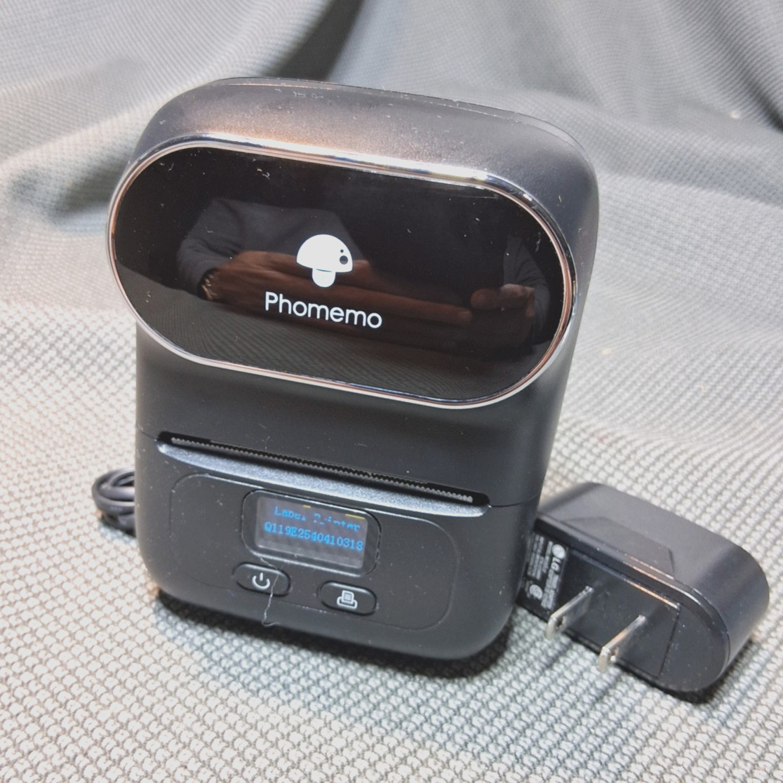 Phomemo M110 Bluetooth Thermal Label Maker Wireless Label Printer Working