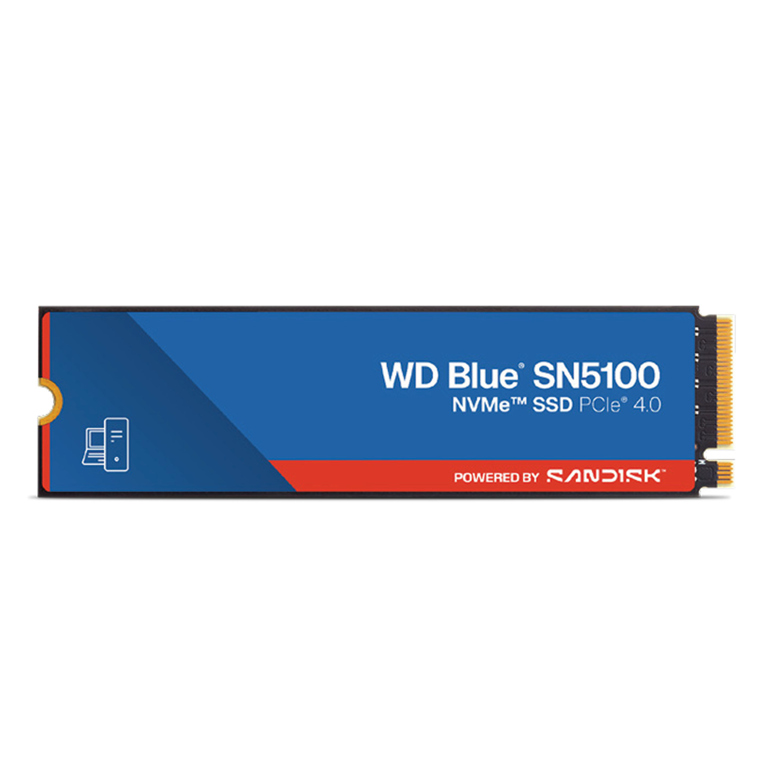 WD Blue SN5100 2TB WDS200T5B0E PCIe Gen 4.0 x4 8GB/s 3D QLC NVMe M.2 2280 SSD