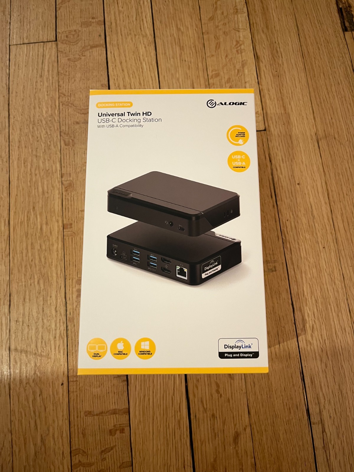 Brand New Sealed ALOGIC Universal Twin HD USB-C Docking Station – Dual Display