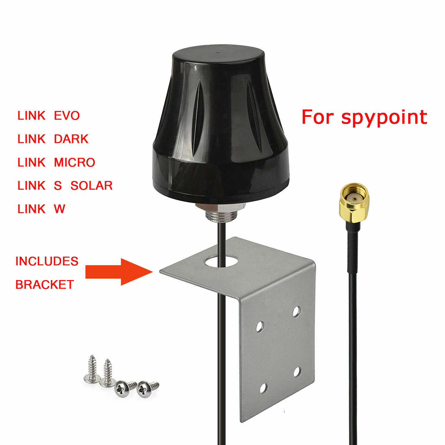 Spypoint Long Range Antenna 4G Cellular Link EVO Micro Trail Camera Outdoor 5dBi