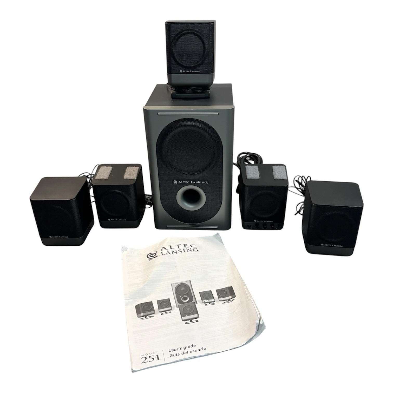 Altec Lansing 251 Computer Gaming Media Theater 5.1 Surround 6 Speaker 90 Watt