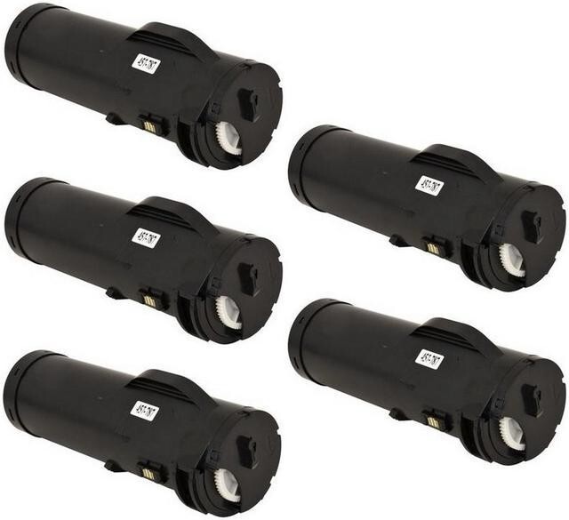 5 PACK Compatible Xerox 106R03584 Extra HY Black Toner for VersaLink B400/B405