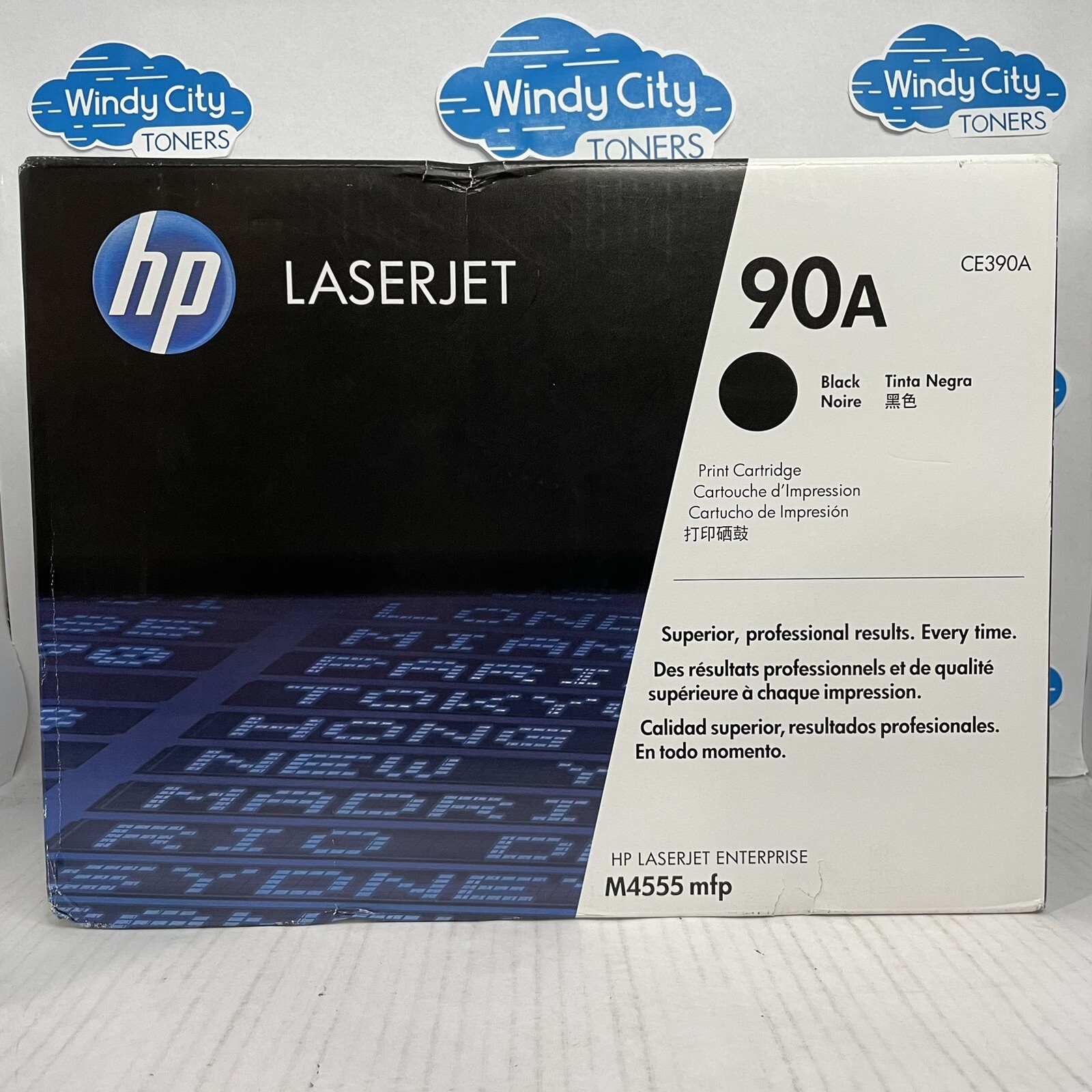 HP CE390A 90A Black Toner Cartridge LaserJet Enterprise 600,602,M4555 Sealed NEW