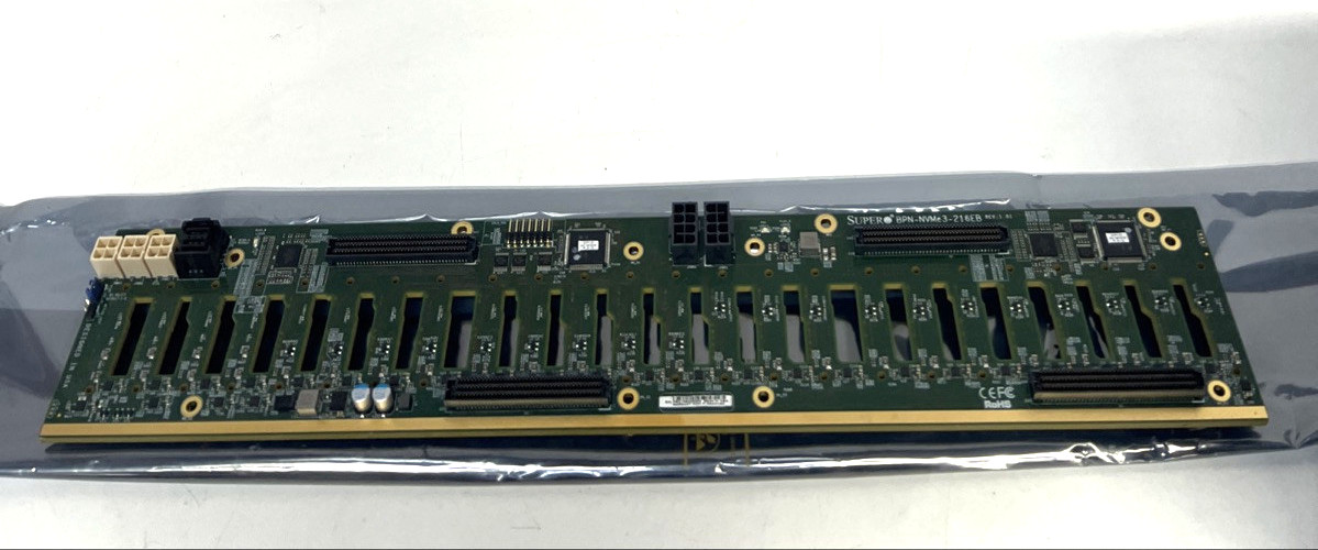 Supermicro BPN-NVME3-216EB  24-port *NEW*