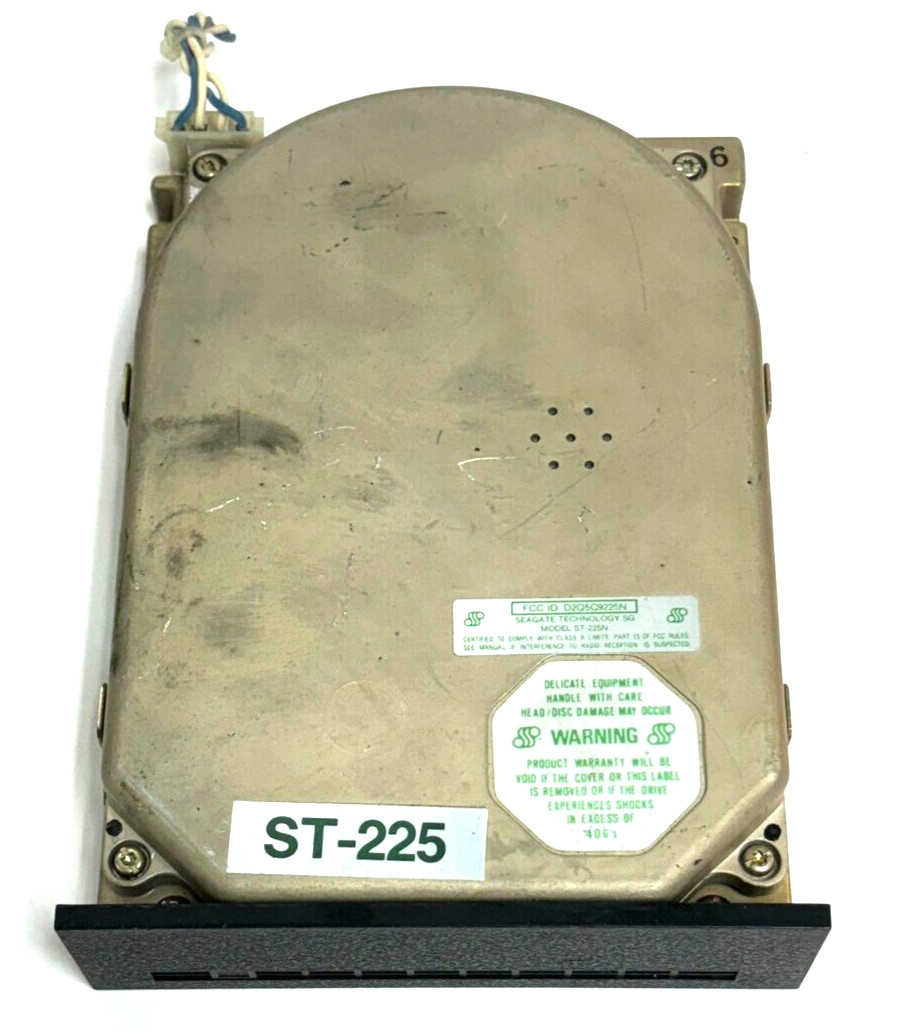 SEAGATE TECHNOLOGIES INTERNAL HARD DRIVE VINTAGE ST-225