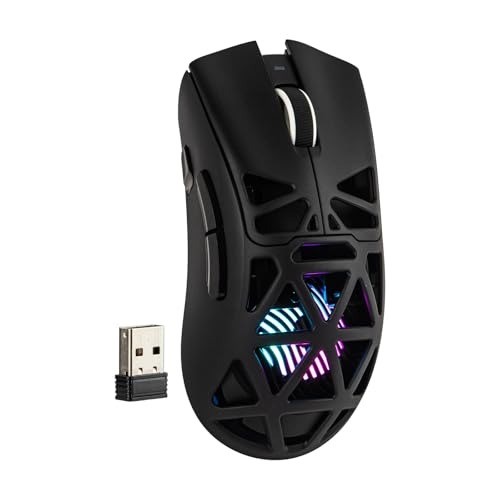 Aula SC620 Black Gaming Mouse - Adjustable 12,000 DPI, RGB, 7 Buttons for Gamers