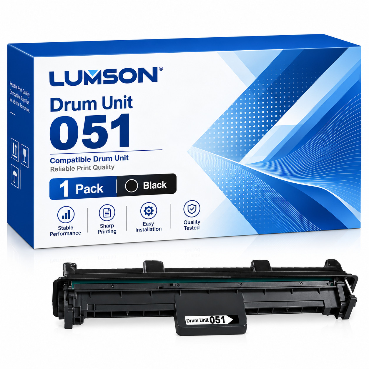 051 Drum Unit 1Pack Black Replacement for 051 drum cartridge ImageCLASS MF263dw
