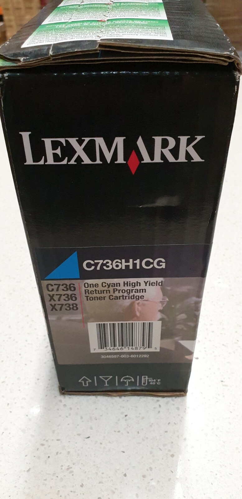 Genuine Lexmark C736H1CG Cyan Toner for C736 X736 X738 Brand New High Yield 