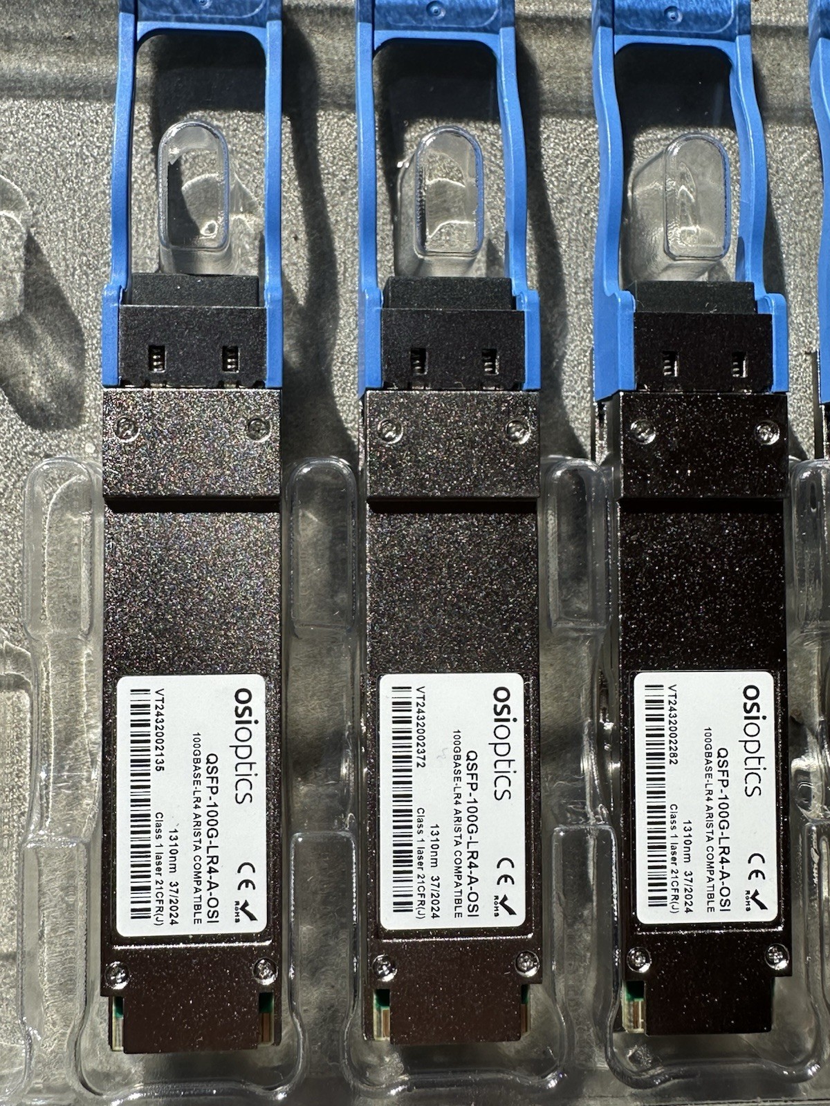 Cisco QSFP100GLR4S QSFP 100GBASELR4 SARISTA Class Transceiver Module G1N